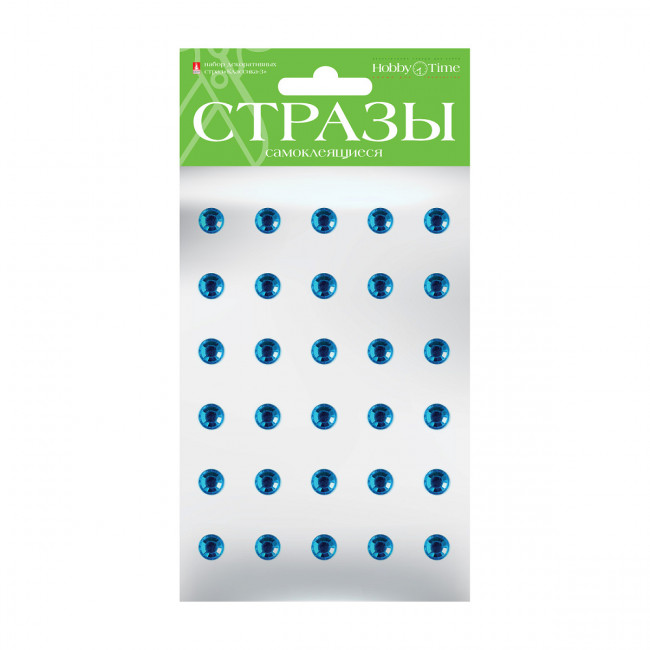 Самоклеящиеся стразы 8мм "Классика -3", 6цв, №39, BV/2-100/3 Самоклеящиеся стразы 8мм "Классика -3", 6цв, №39, BV/2-100/3