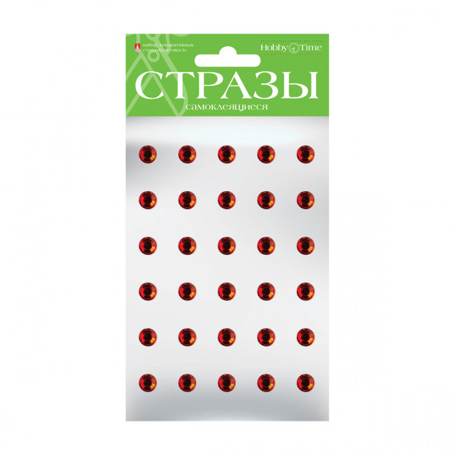 Самоклеящиеся стразы 8мм "Классика -3", 6цв, №39, BV/2-100/3 Самоклеящиеся стразы 8мм "Классика -3", 6цв, №39, BV/2-100/3