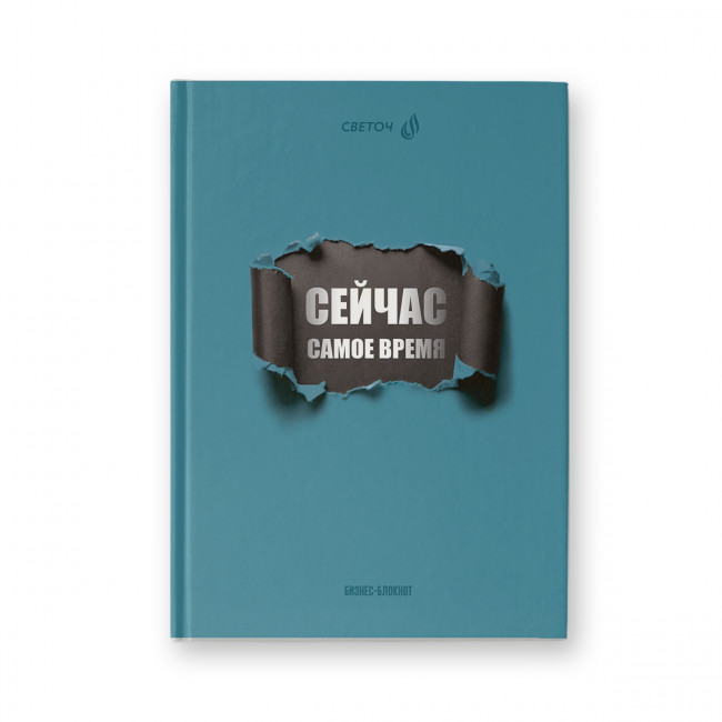 Бизнес-блокнот 64л французская клетка "Самое время", обложка - твердый картон, Светоч/ББ246_01669 (4/24)