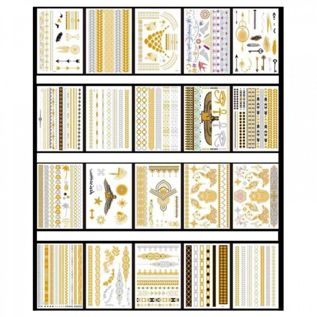 Наклейка-флэш-тату 145*210мм, MAYLOTT/YH06080 (20)