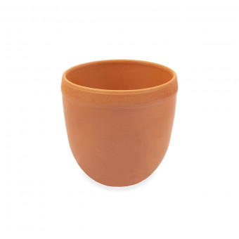 Горшочек мини 9,2 х 9,2 х 9.8см, глина красная, Love2art/БГ-029