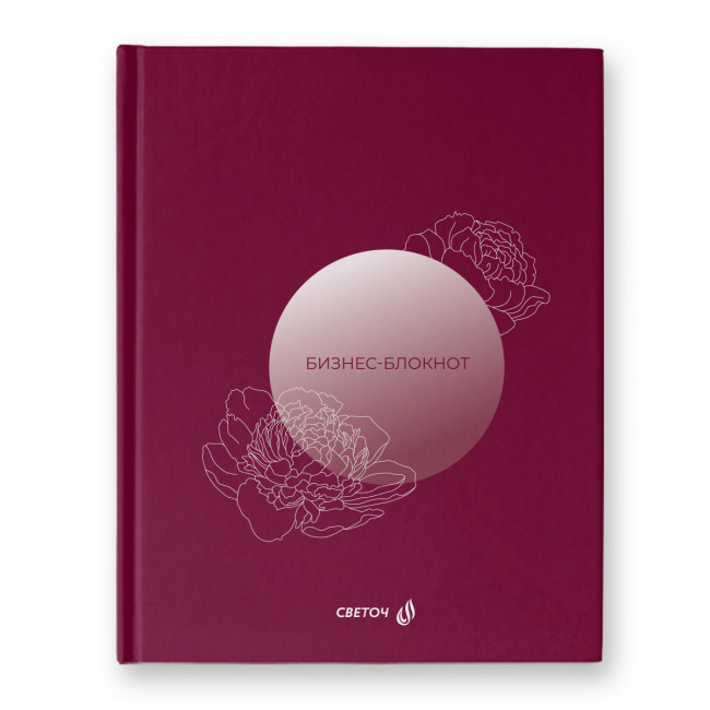 Бизнес-блокнот А5+ 80л клетка "Элегия" матовая ламинация, Светоч/80ББТ5_93_5_1/000926 (22)