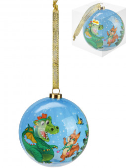 Новогодний шар 7,5см "Сказочный дракон", MILAND/НУ-6356