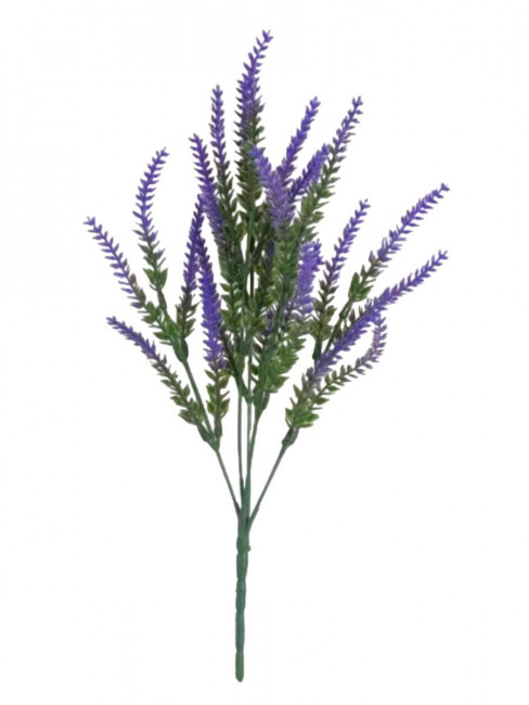 Веточка декоративного растения "Лаванда" 38 см, MILAND/ДВ-9950