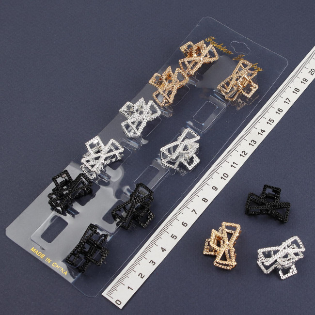 Заколка краб металл(М) 10-396 (12)