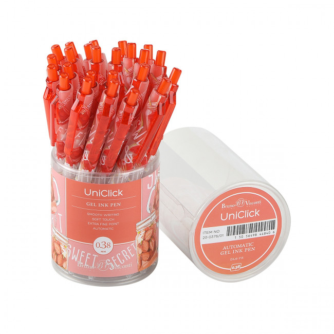 Ручка автоматическая гелевая 0,38мм синяя "UniClick. My refresh", BV/20-0376/01 (24) Ручка автоматическая гелевая 0,38мм синяя "UniClick. My refresh", BV/20-0376/01 (24)