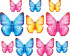 Набор "Бабочки" 10шт, нр-45