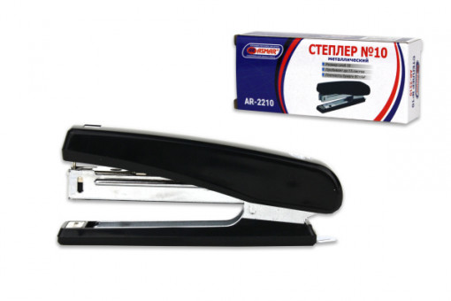 Степлер №10 металлический, пробивает до 15л, Asmar/AR-2210 (12)
