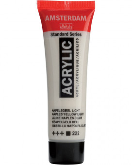 Краска акриловая Amsterdam туба 20мл №222 Желтый неаполитанский светлый