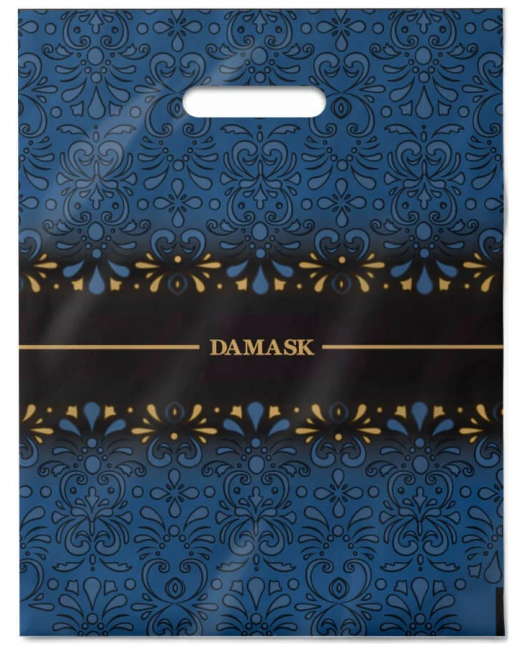 Пакет 30х37 ПВД "Дамаск" с вырубной ручкой (50/500) Пакет 30х37 ПВД "Дамаск" с вырубной ручкой (50/500)