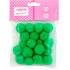 Набор помпонов 25мм для творчества, цвет зеленый, 20шт, VENTE/8000019 (12)