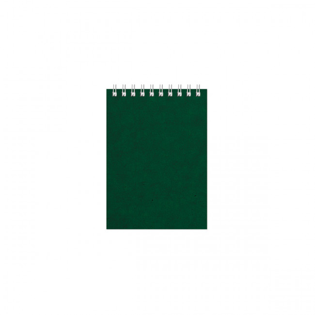 Бизнес-блокнот А6 60л клетка "Office" на гребне, зеленый, BV/61357 (64)
