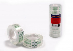 Клейкая лента (СКОТЧ) 18мм*30м канцелярский, Asmar (8)