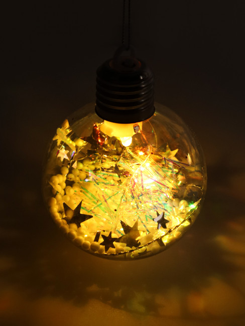 Елочный шар 8см "Иней", MILAND/НУ-3446