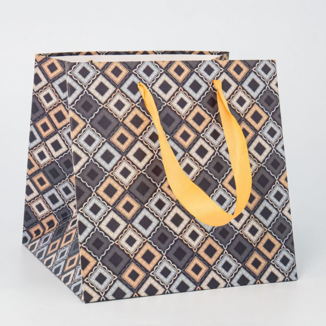 Пакет подарочный 20х20х20см, лам.матовый, Микрос/Ч47784 (12)