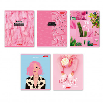 Тетрадь 48 линия "Мир в розовом цвете" скрепка, Светоч/48ТЕТл-001 000757 (10/60)