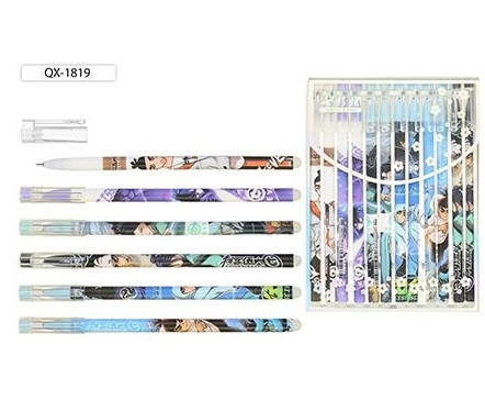 Ручка гелевая 0,5мм синий "Seven", со стираемыми чернилами, Basir/QX-1819 (12) Ручка гелевая 0,5мм синий "Seven", со стираемыми чернилами, Basir/QX-1819 (12)