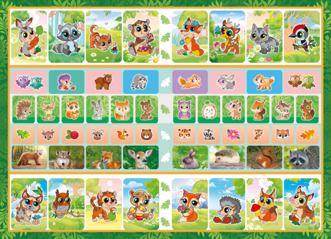 Раскраска с наклейками (А5) РНМ-710