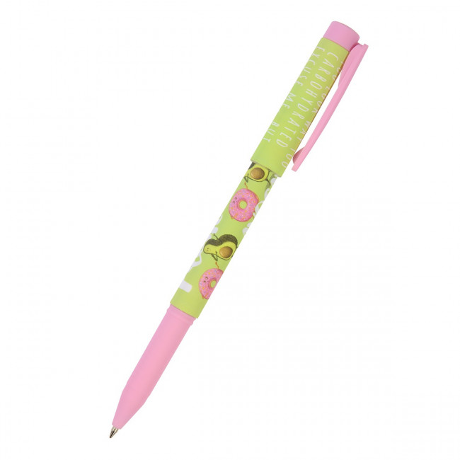 Ручка шариковая 0,7мм синяя "FreshWrite. Авокадо и Пончик", BV/20-0214/62 (24)