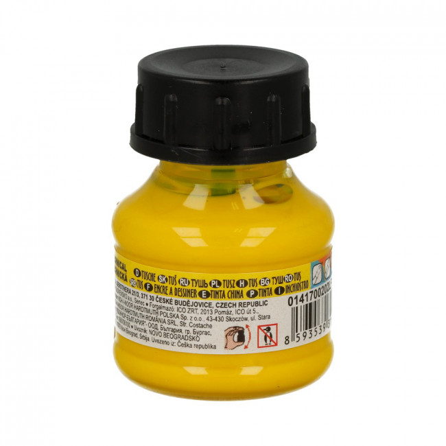 Тушь 20 г, желтая, Hardtmuth Koh-I-Noor/0141700202LP