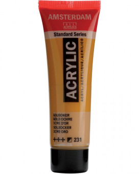 Краска акриловая Amsterdam туба 20мл №231 Охра золотая