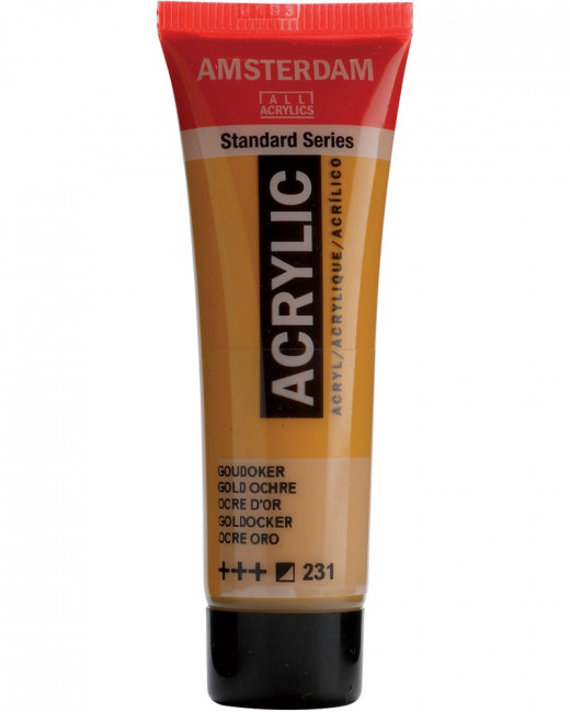 Краска акриловая Amsterdam туба 20мл №231 Охра золотая