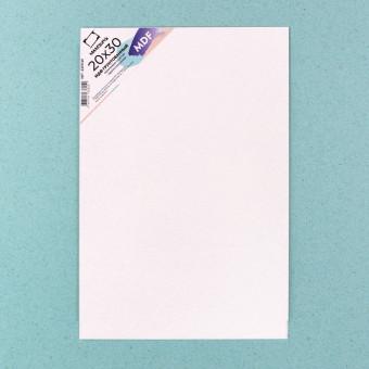 МДФ грунтованный односторонний Малевичъ, 20х30 см 332030