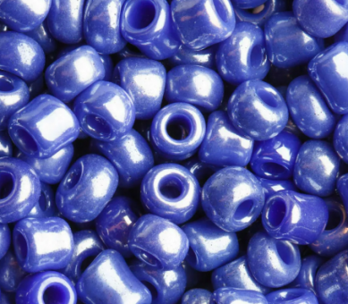 Бисер "ASMAR" размер №12, вес: 450 г, тёмно-синий перламутровый