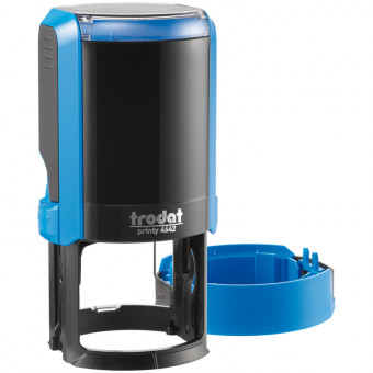 Оснастка для печати Ø42мм, пластмассовая, с крышкой, синяя (167069) Trodat (2/10)