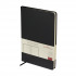 Бизнес- блокнот А5 80л линия "Megapolis velvet", сшивка, черный, BV/3-695/04 (20)