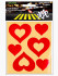 Наклейки световозвращающие 100x85мм "Сердечки", розовые, deVENTE/9083801 (8)