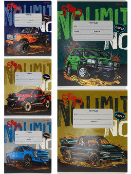 Тетрадь 12 клетка "Короли бездорожья" скрепка, Prof-Press/12-8982 (25/250)