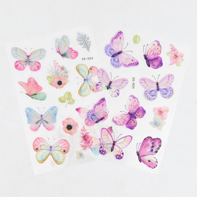 Наклейка 10*15см "Бабочка" декоративная 2л, MAYLOTT/XS