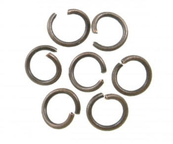 Кольцо разрезное металлическое 5х0,7мм, античная медь, металл, 50шт, Ars Hobby, CN-2100545