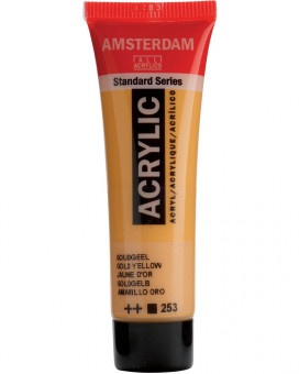 Краска акриловая Amsterdam туба 20мл №253 Золотисто-желтый