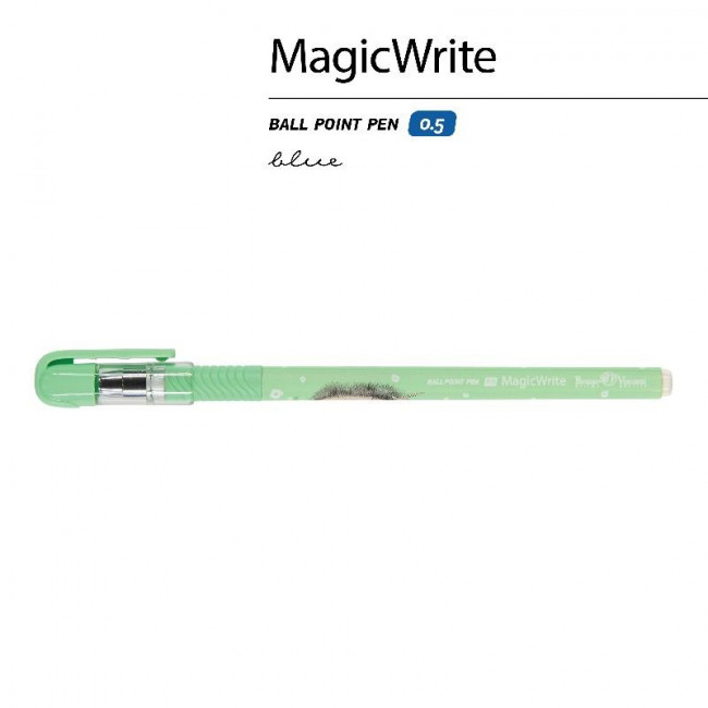 Ручка шариковая 0,5мм синяя «MagicWrite. Forest Dream. Ежик с букетом», BV/20-0240/31 (24)