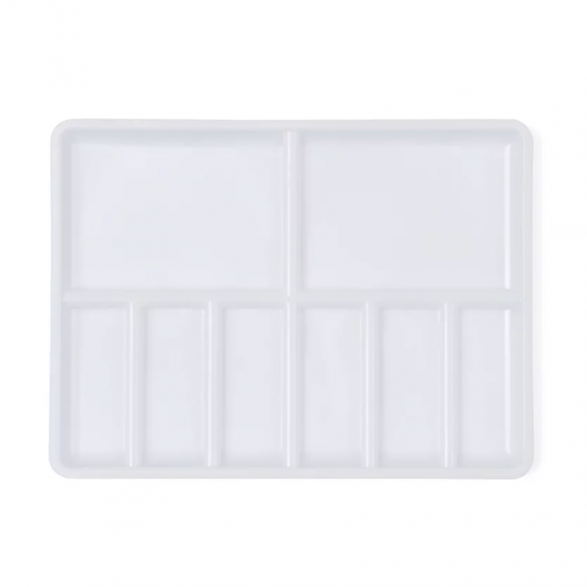 Палитра Pinax прямоугольная, 8 углублений, пластик PT-1115