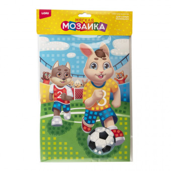 Мягкая мозаика из ЭВА (большой набор) "Футболисты", LORI/Кэ-022