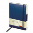 Еженедельник А5 136л недатированный "Zenith" на резинке, тёмно-синий, BV/3-032/02 (20)