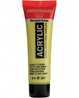 Краска акриловая Amsterdam туба 20мл №267 Желтый лимонный АЗО
