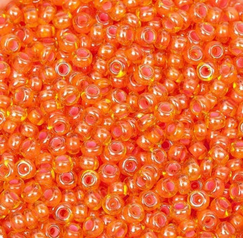 Бисер "ASMAR" размер №8, вес: 450 г, оранжевый хамелеон