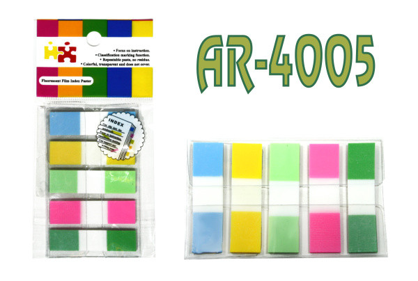 Набор стикеров-разделителей  "ASMAR" (5шт., цвет ассорти)  (48)