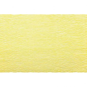 Гофрированная бумага 50см х 2.5м, 180 г/м2, 574 св.желтый, Blumentag