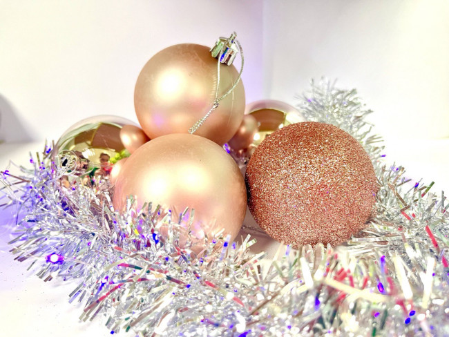 Набор Ёлочных шаров, розовый, Jevelry/SV-627