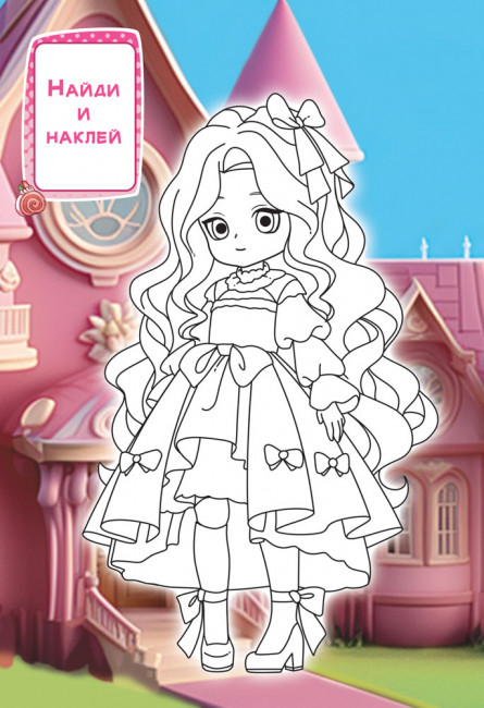 Раскраска с наклейками (А5) РНМ-750