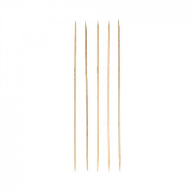 Спицы BC2 бамбук d2.5мм  20см (5шт в комплекте) GAMMA