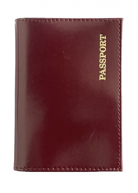 Обложка на паспорт WENZER OFFiCE, Passport из натур.кожи мал ф/з, красный