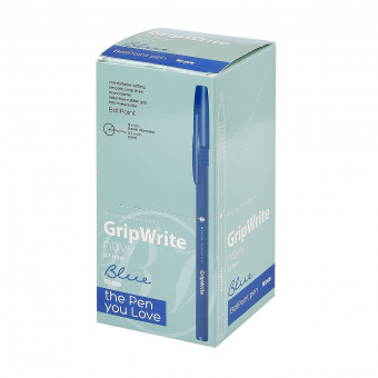 Ручка шариковая 0.7мм синяя "GripWrite Navy", цвет корпуса синяя, BV/20-0326/08 (50)