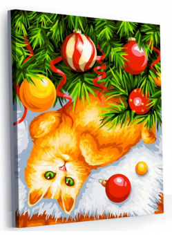 Картина по номерам "Игривый Рыжик" 40*50см, GLA66, мягкая упаковка