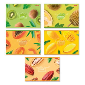 Альбом для рисования А4 48л скоба "Сочный фрукт" "Светоч" (5/25)